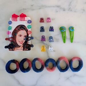 Vintage Teletubbies & Other Designs & Colors Hair Accessories For Baby Girls.